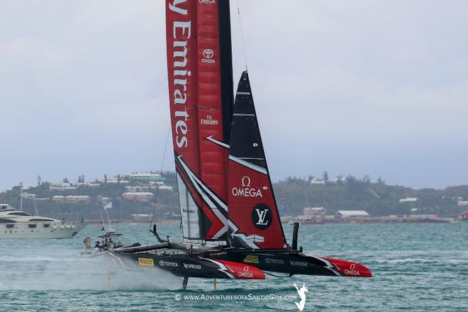 35th America's Cup © Nic Douglass / www.AdventuresofaSailorGirl.com